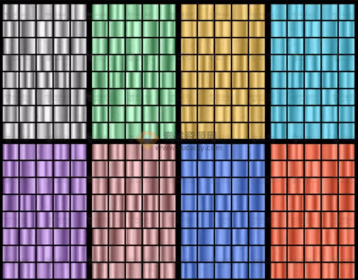 某宝购买素材！最新超1000+金属渐变色PS/Ai/CDR预设素材包，内置视频教程