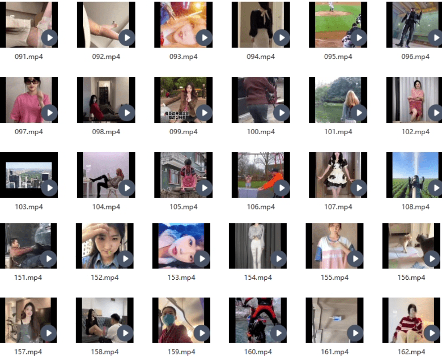 抖音快手爆款热门素材！黄金3秒爆款吸引眼球素材，共计500+款，轻松打造热门吸睛视频，已分类