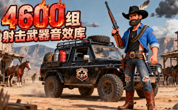 超赞音效库！4500组射击武器音效库，装弹开枪射击音效合集，文件6.1GB，WORLD WAR I FIREARMS-爱资源