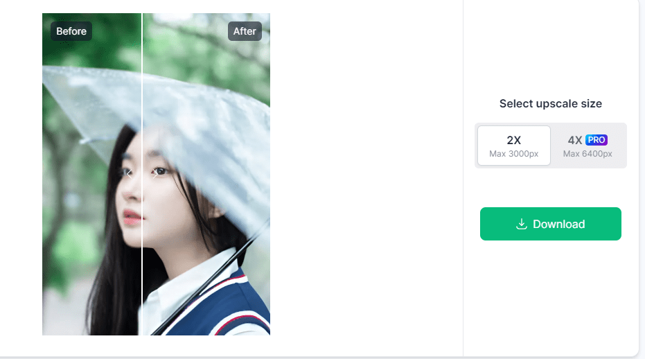 免费免登录使用！Ai图片无损放大网站，支持最多4倍放大效果，在线处理，免费使用