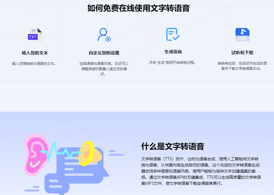 免费配音网站！在线免费文字转语音工具，配音神器，支持语速调节，生成音频免费可商用
