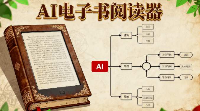 简直太爽了吧！AI电子书阅读器，AI轻松帮你总结、翻译、生成思维导图，阅读效率轻松提升 SageRead-爱资源