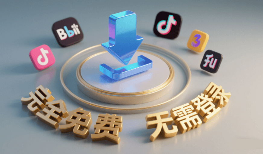 BestVideo下载器！主流平台视频一键解析下载，支持B站、某音、某红书、某手等平台，免费在线用！-爱资源