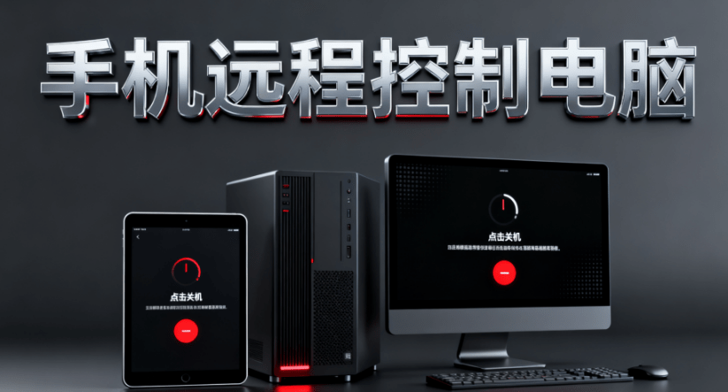 这也能远程操控？手机远程控制电脑，支持访问文件、关机、启动程序、访问屏幕等，免费快速使用Hipc-爱资源