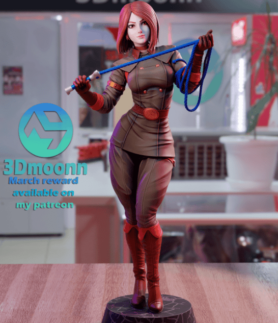 薇普Whip《拳皇》游戏角色雕刻手办3D打印模型，独立角色3D模型-爱资源