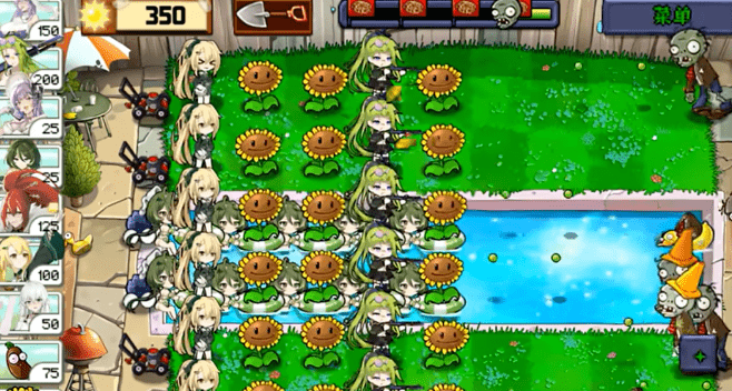 船新玩法,！植物大战僵尸·娘化版，支持安卓手机及win/mac系统,含Q版少女形象+全新好感度系统
