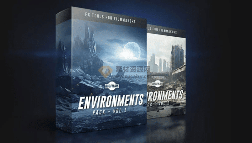 37个类别1600张科幻动作、恐怖、奇幻、中世纪、行星战争废墟环境背景6K高清影视素材-爱资源