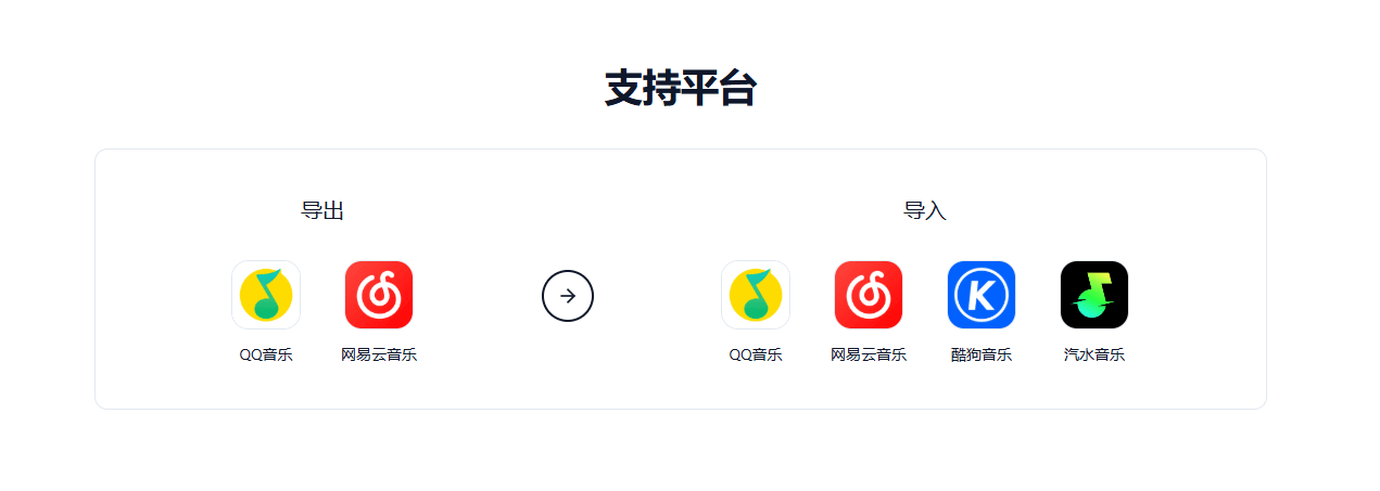 轻松迁移歌单，在主流音乐平台间来去自如，支持QQ音乐、网易云、酷狗等平台，完全免费！小熊歌单搬家