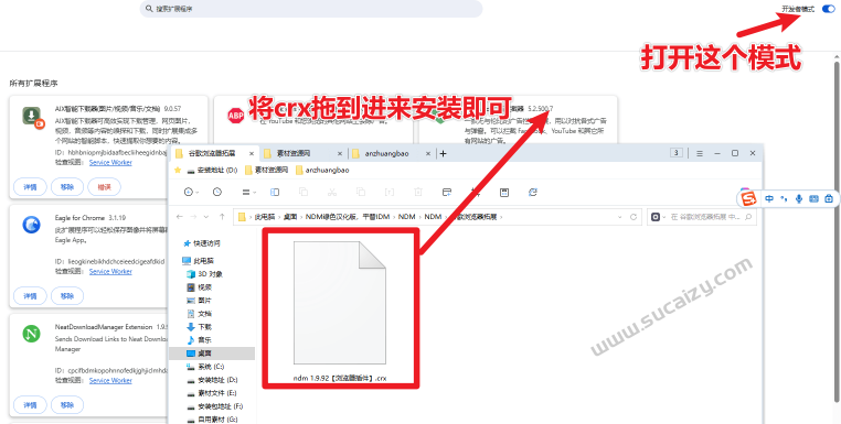 下载速度60M/s，直接跑满带宽！最新NDM中文绿色汉化版，内附详细安装使用教程，平替IDM下载器