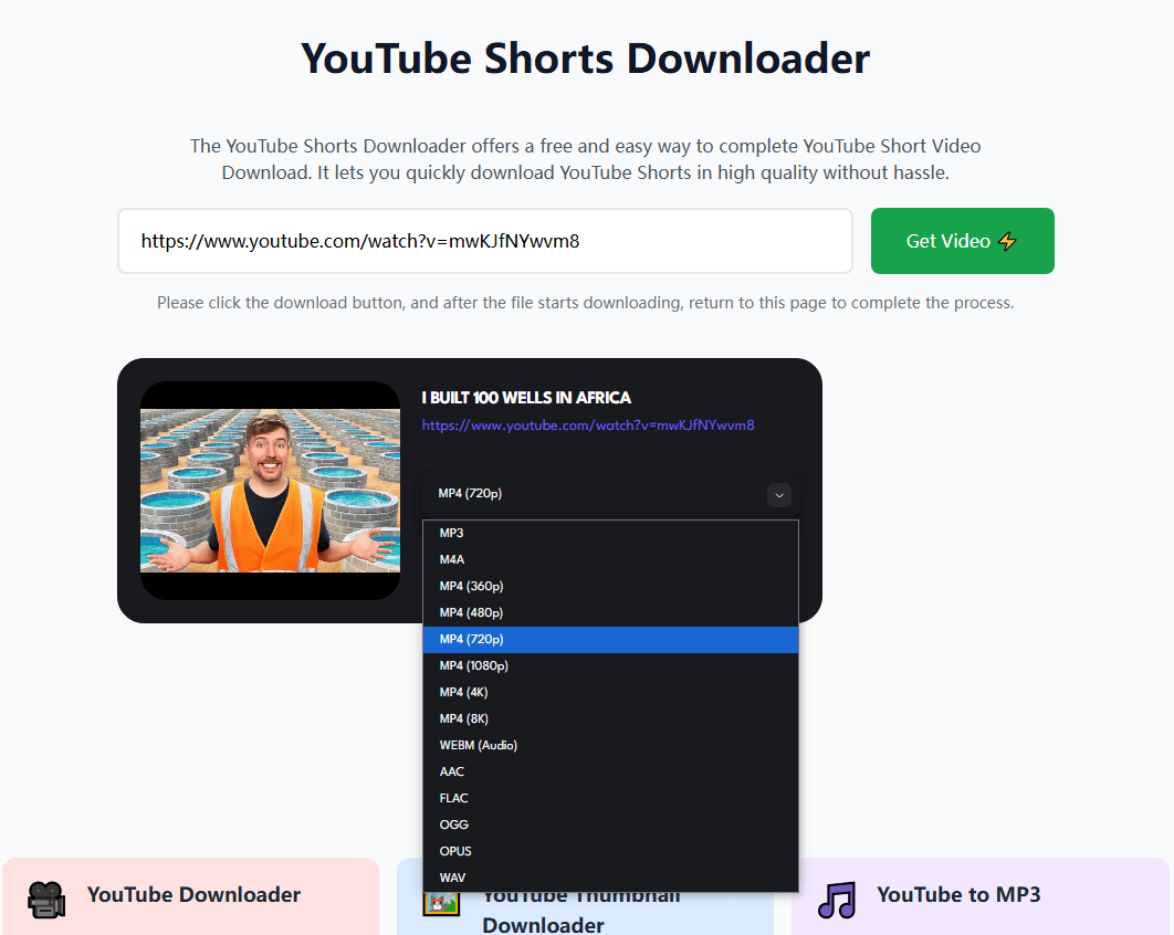 Youtube在线下载工具！支持最高4K画质下载，支持多格式、缩略图油管视频下载工具－123videotool