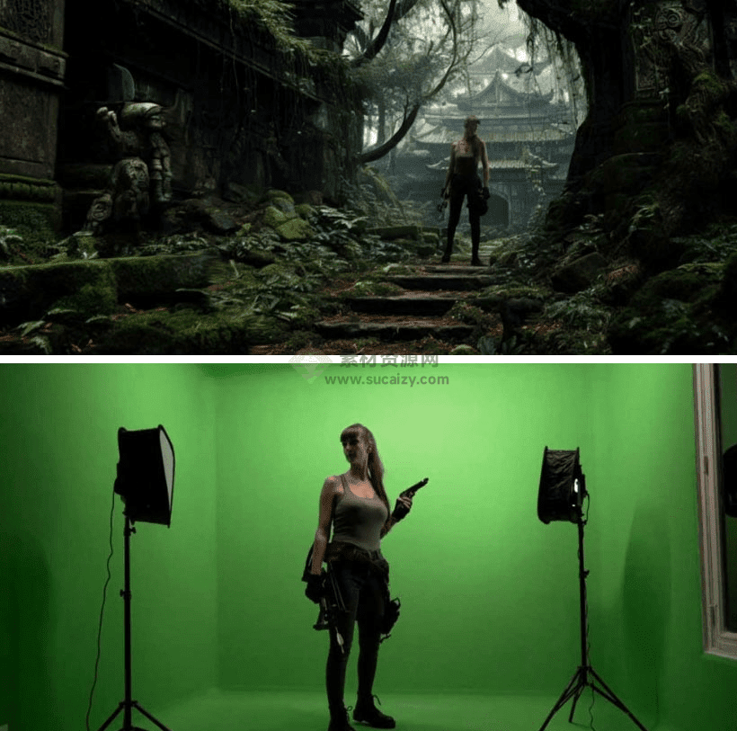 37个类别1600张科幻动作、恐怖、奇幻、中世纪、行星战争废墟环境背景6K高清影视素材