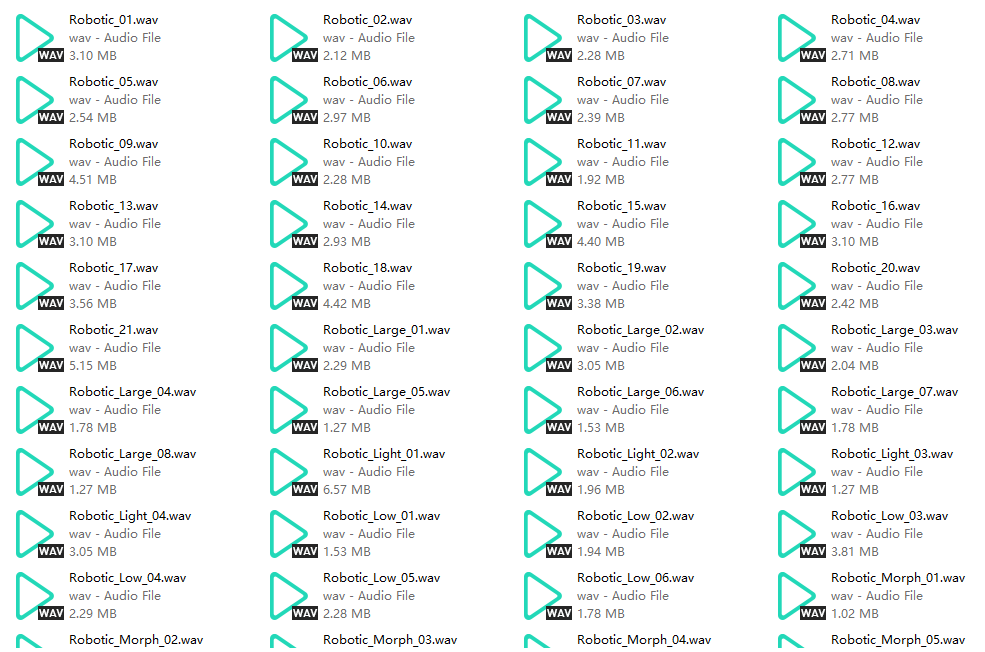 【独家音效素材】64大中文分类！1680首变形金刚音效大合集，分类清晰且全面，剪辑音效必备素材