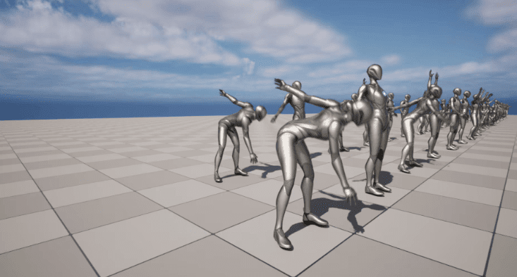 25组突击步枪动作角色动画UE游戏素材，含有装弹、射击、蹲下、行走、射击等-爱资源