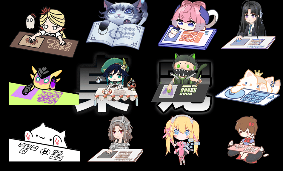 爆火全网！可爱桌宠萌宠小工具来啦，附带超全皮肤，轻松映射键盘鼠标，开源免费全平台可用 BongoCat-爱资源