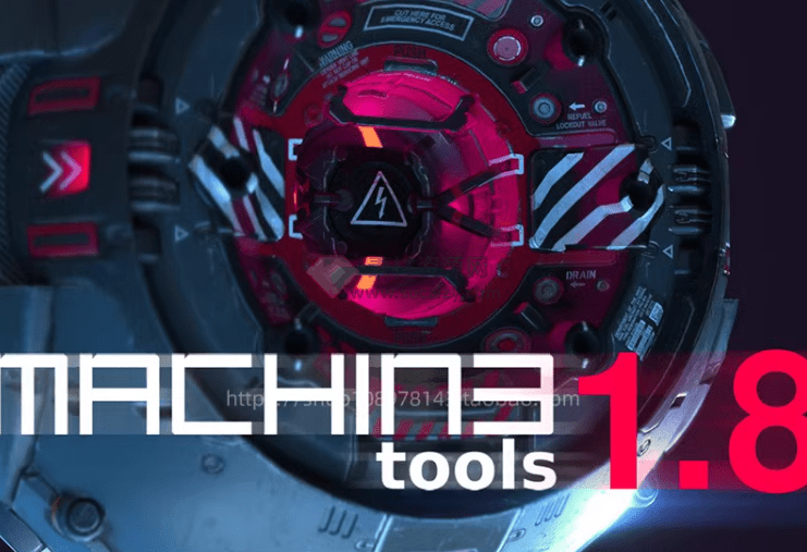 Blender中文版插件！M3工具一款强大的开源免费增强工具，硬表面建模插件Machin3tools 1.8-爱资源