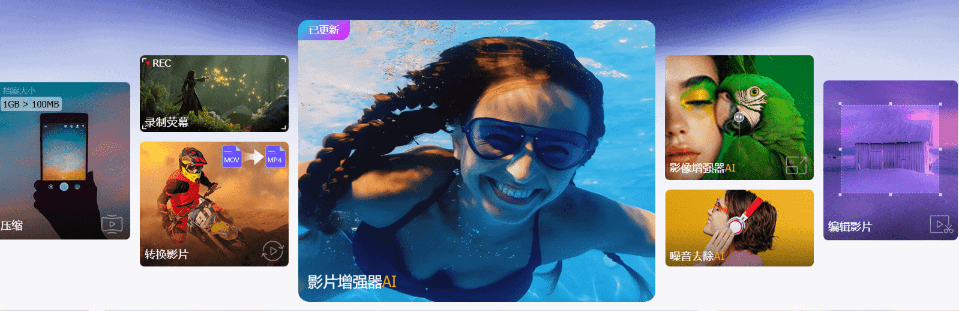 Ai人工智能AI视频+图片画质增强工具 ！支持4K视频、图片修复，音视频转格式，Winxvideo AI永久激活版