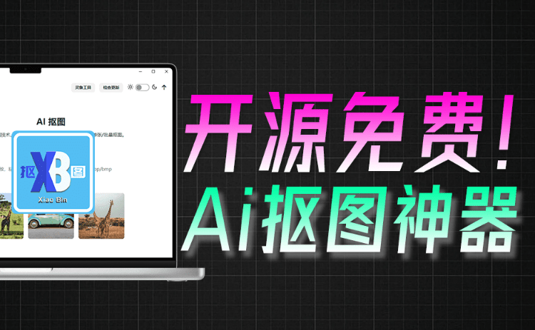 效果惊人的好！无需连网，本地离线跨平台一键AI抠图神器，开源免费使用，实用值得收藏 小宾AI抠图-爱资源