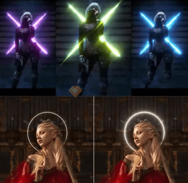 支持最高2024版本！PS汉化插件，一键制作神级光效特效，漂亮灯效一键搞定！最新Oniric 1.3