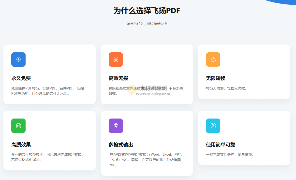 永久免费可用！轻松实现PDF与PPT、Excel、TXT等多格式的互转，办公神器，飞扬PDF