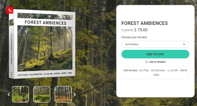 超9.13GB！顶级自然环境音效合集，含鸟类的鸣叫和风声、树声等，133个纯净的自然森林环境音效素材