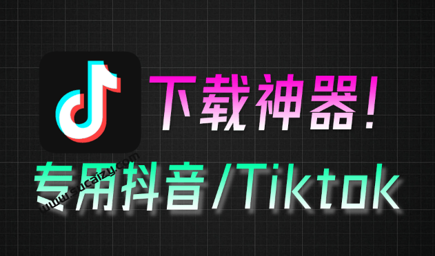 最新某音/TikTok一键下载器，直播及无水印下载视频、图集、音乐，一键批量下载，非常强大 抖音下载器-爱资源