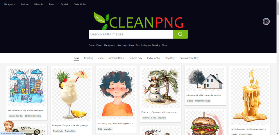 超300W张免扣PNG素材合集，设计师必备网站之一，可免注册免费下载！CleanPNG-爱资源