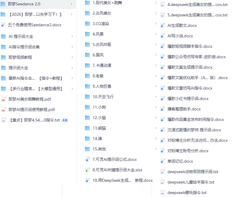 图片[3]-爆火的Seedance2.0真的太香了！Seedance2.0全套教程+万能提示词买来了 做短视频、漫剧效率直接拉满-爱资源